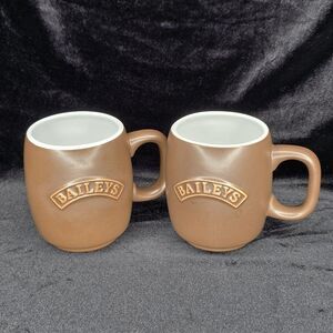 Brown Baileys Irish Creme Coffee Mug 12 oz. Set Of 2 Excellent Condition